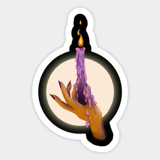 Witching Hour // Hand Dripping Candle Sticker